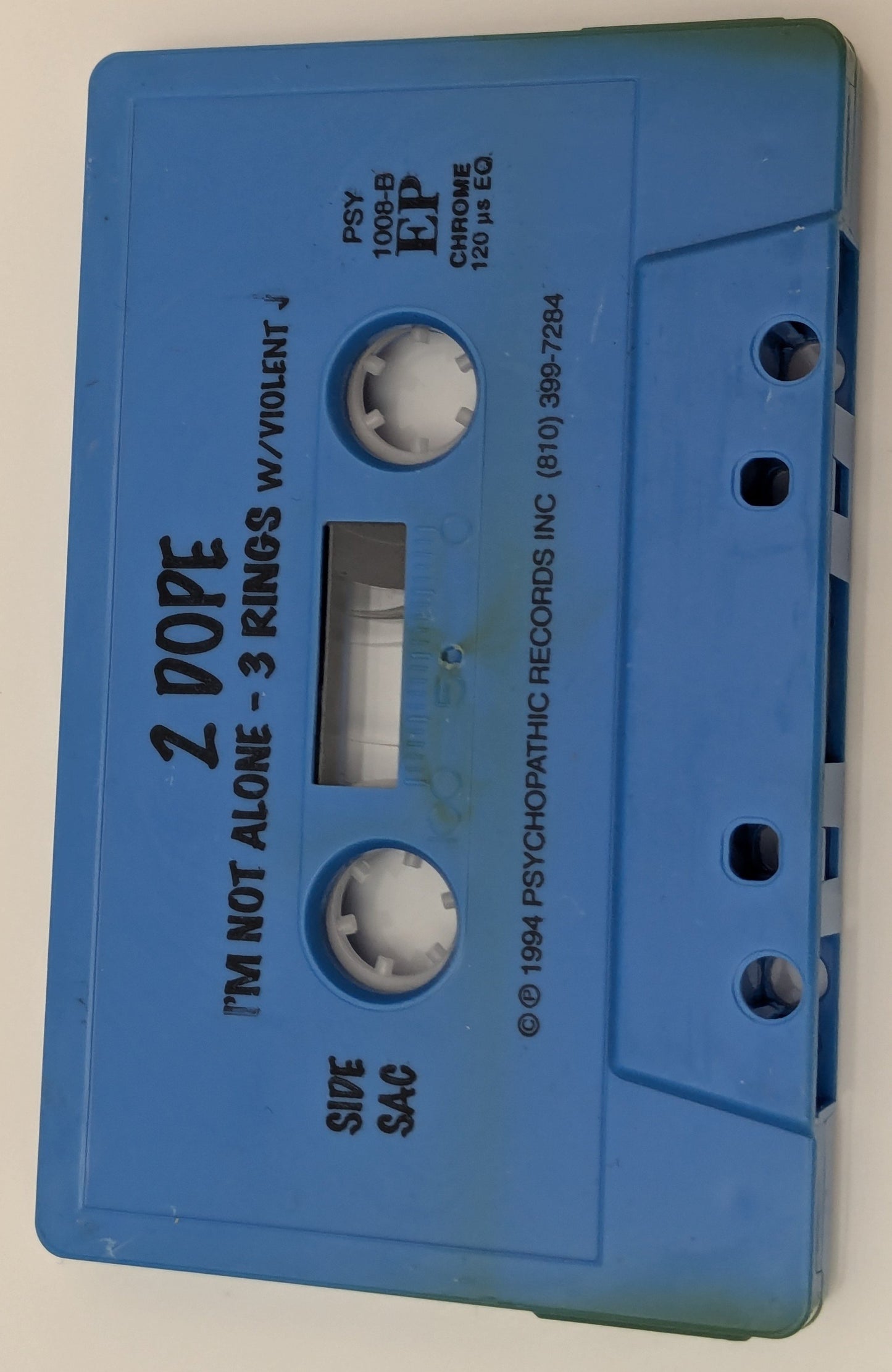 Shaggy 2 Dope Fxck Off! Blue Cassette Tape Insane Clown Posse ICP