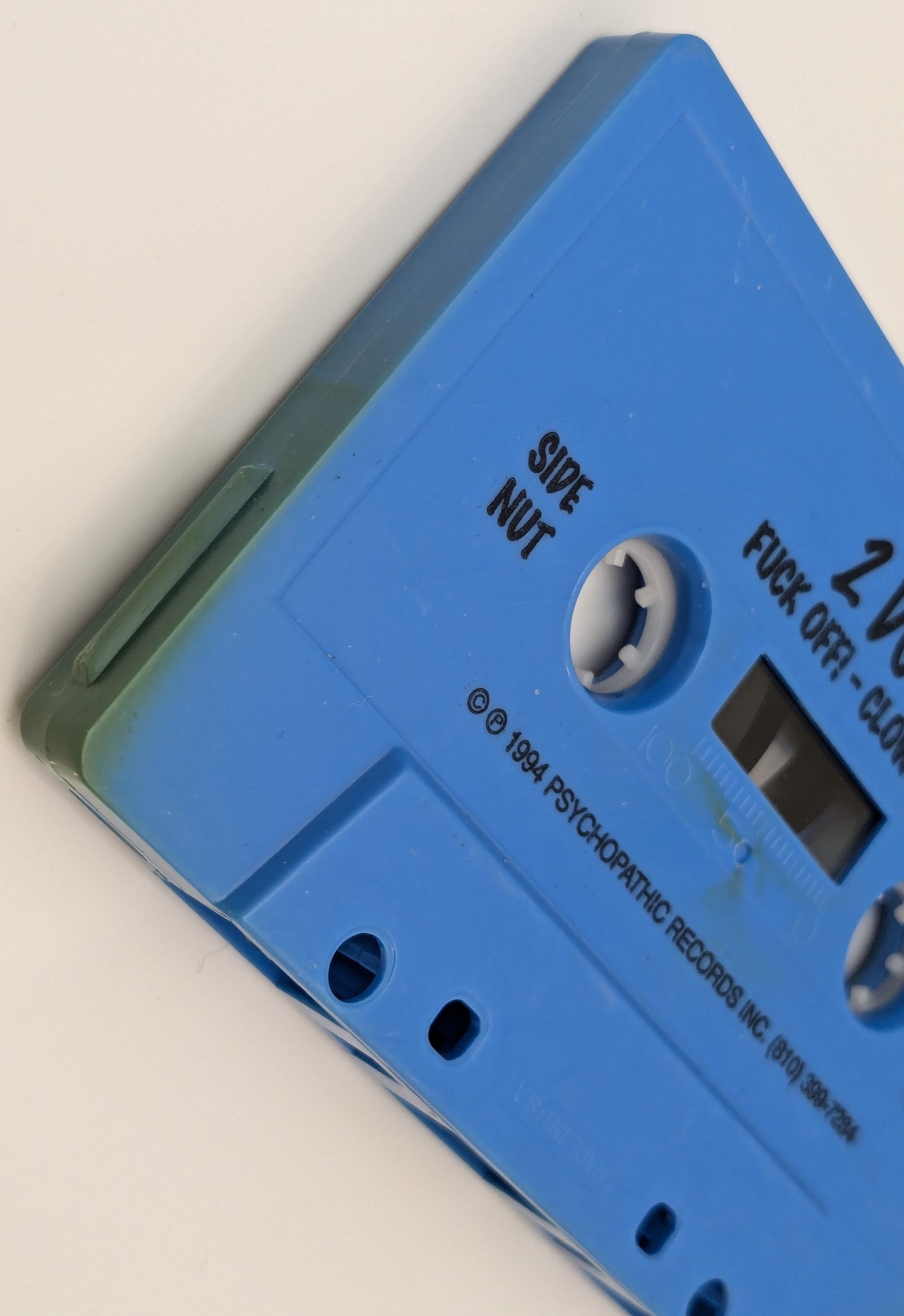 Shaggy 2 Dope Fxck Off! Blue Cassette Tape Insane Clown Posse ICP