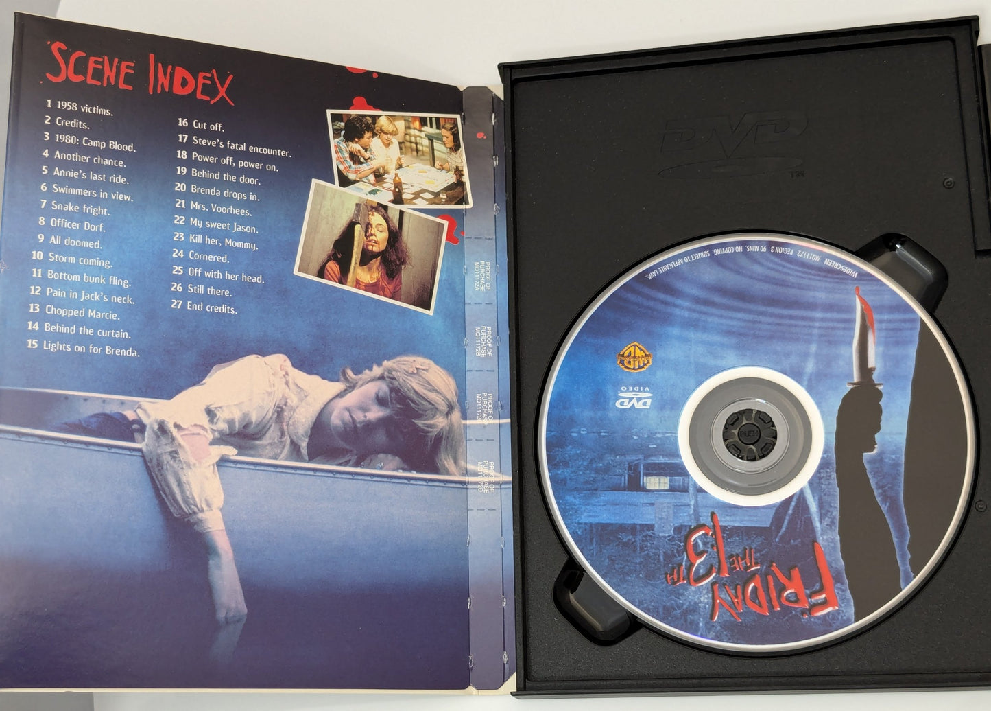 Friday the 13th DVD Signed by Betsy Palmer, Sean S Cunningham, Adrienne King