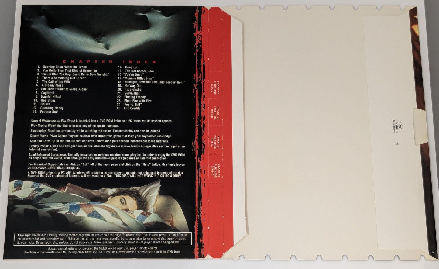 John Saxon Signed DVD Cover Nightmare on Elm Street