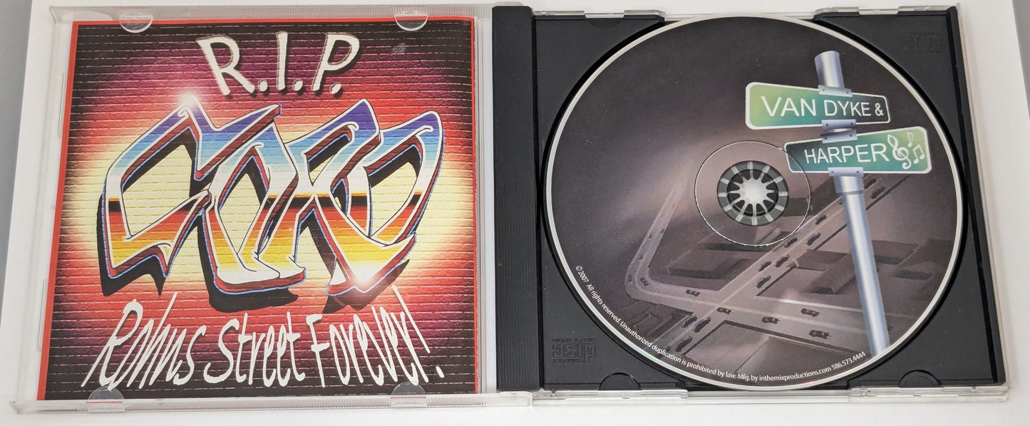 King Gordy Van Dyke & Harper Music Signed CD Detroit Rap