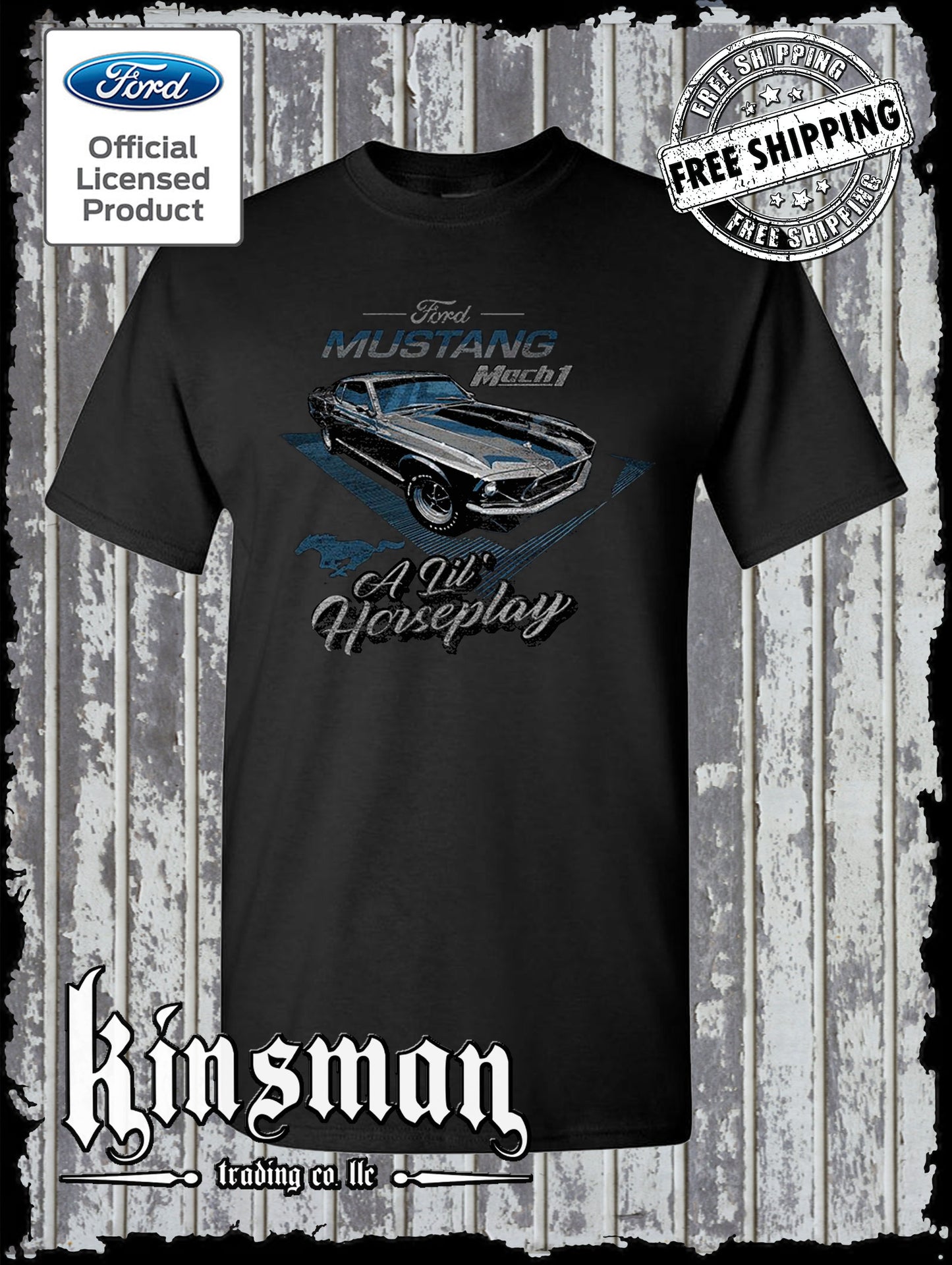 1969 Mustang Mach 1 A Lil' Horseplay T-Shirt