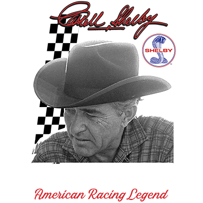 Carroll Shelby Portrait Tank Top T-Shirt GT 500 Ford Mustang