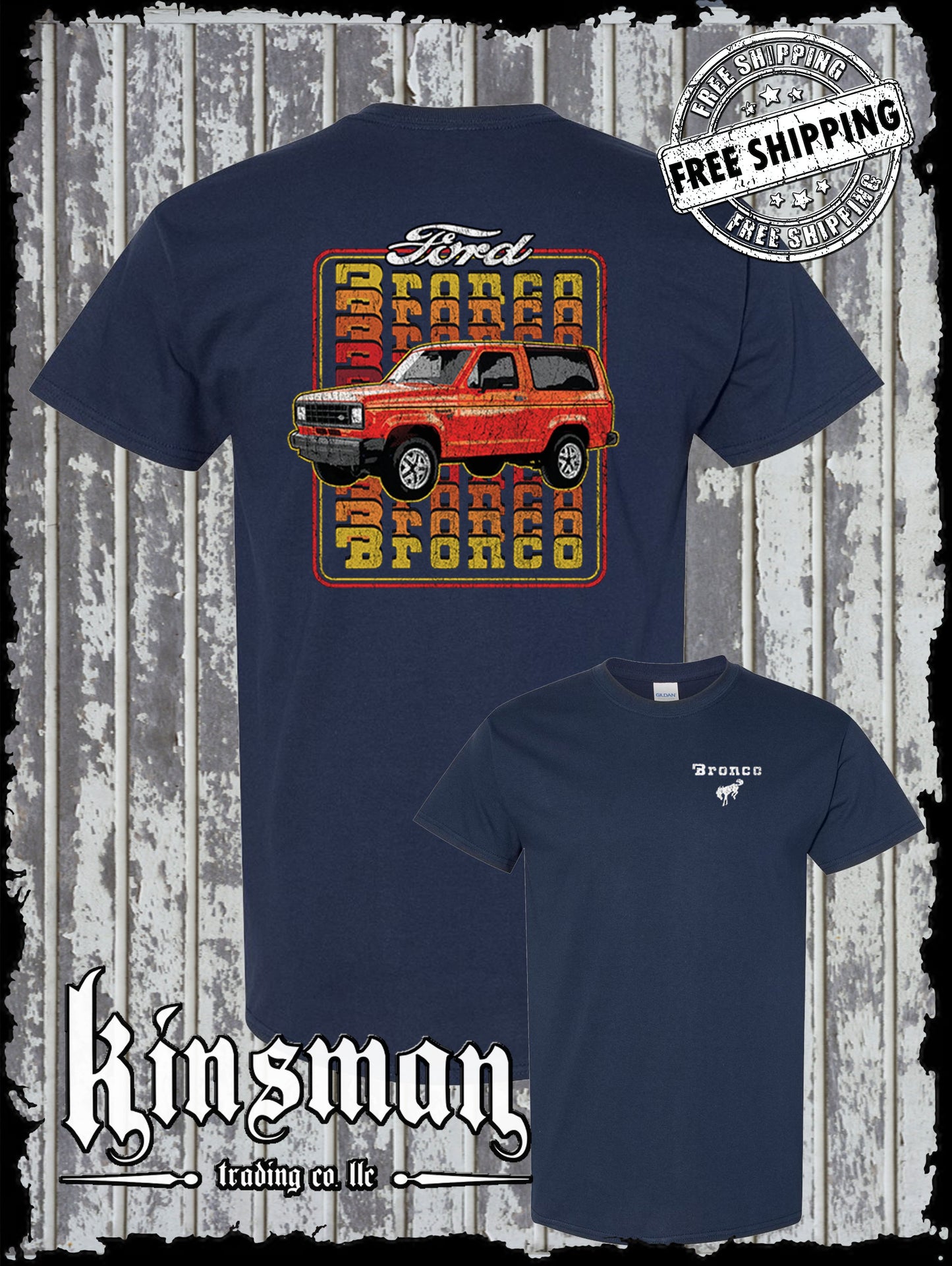 Ford Bronco 1983 2-Sided T-Shirt