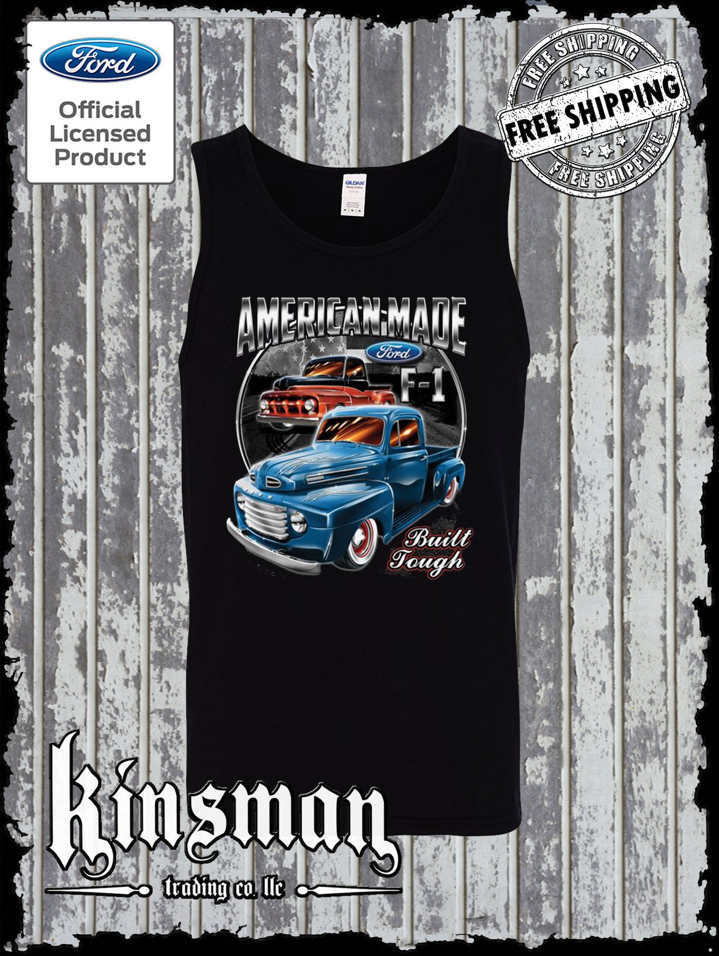 American Made FORD F1 Pick Up Truck Tank Top T-Shirt