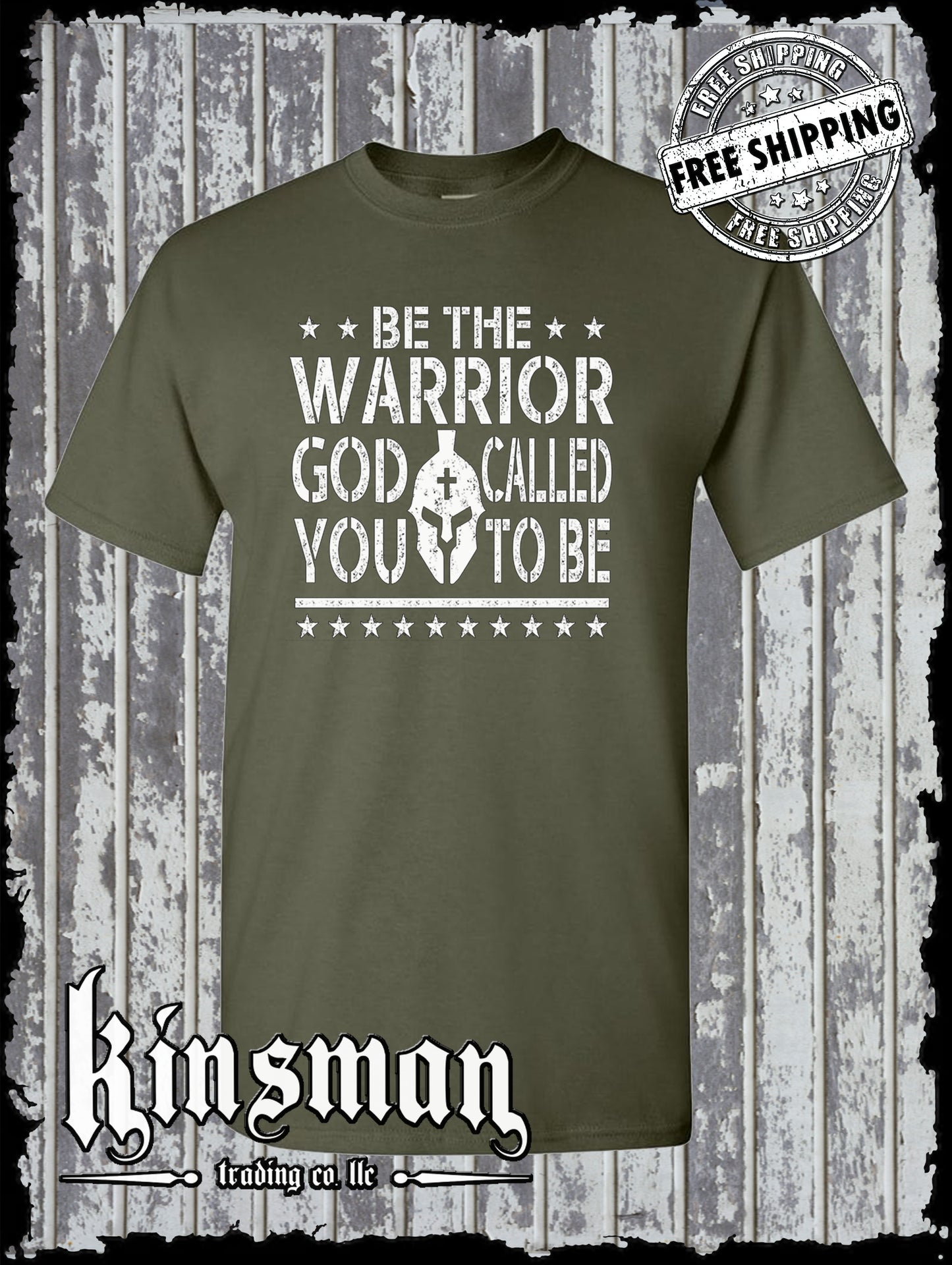 Be The Warrior God Called You To Be T-Shirt 2nd Amendment US