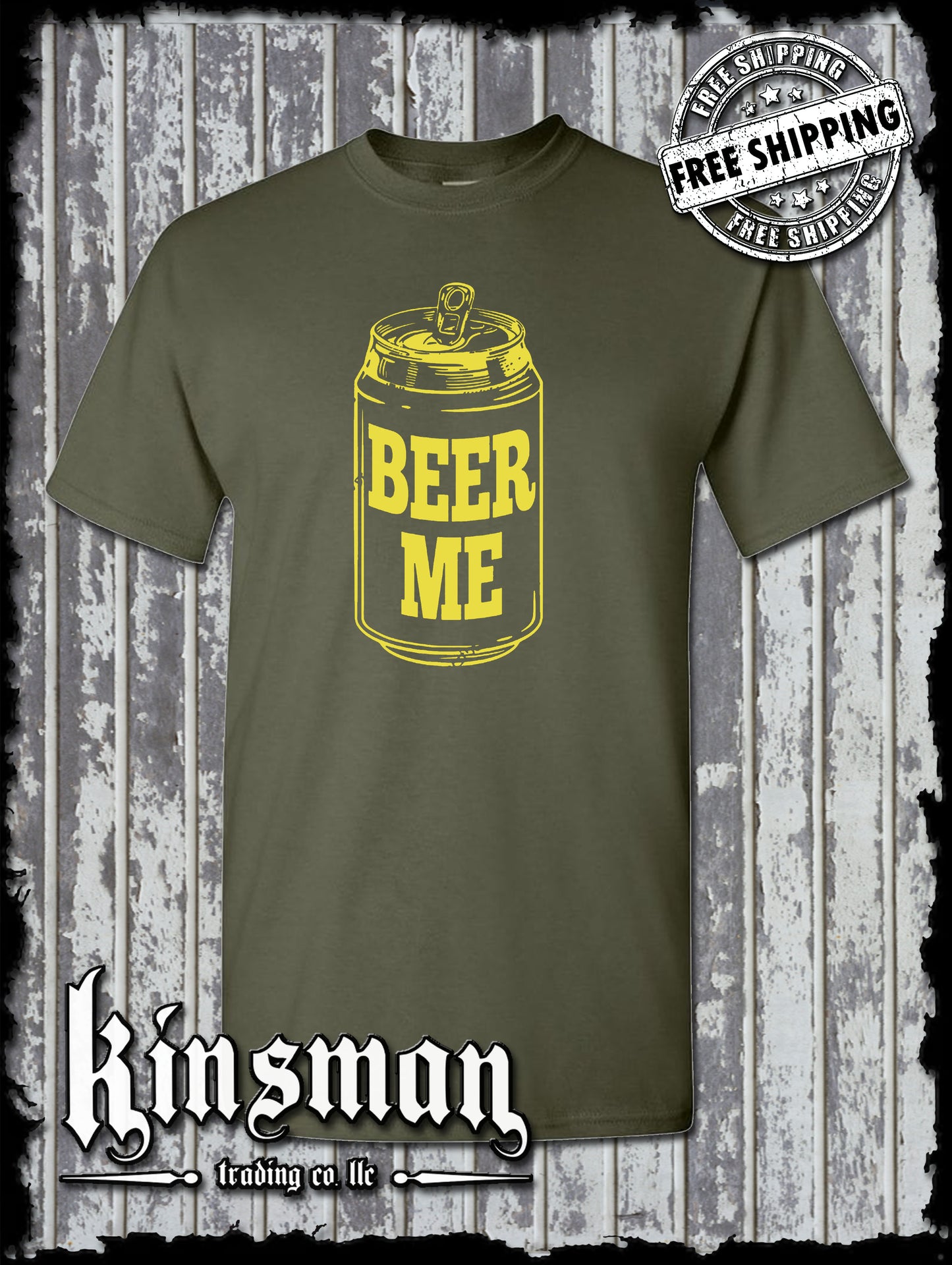 Beer Me T-Shirt / Funny Drinking Party Tee Bar Pub