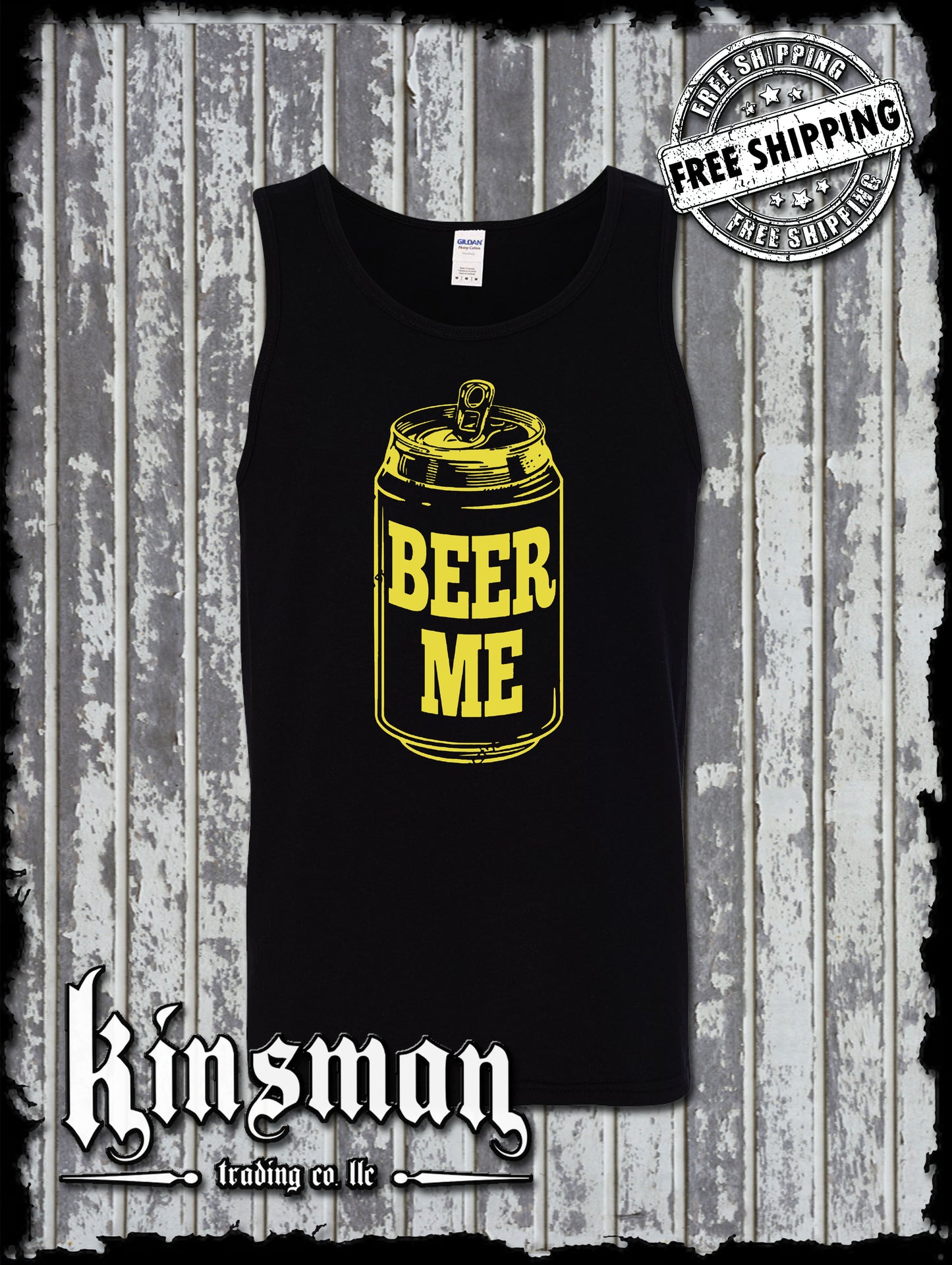 Beer Me Tank Top T-Shirt / Funny Drinking Party Tee Bar Pub