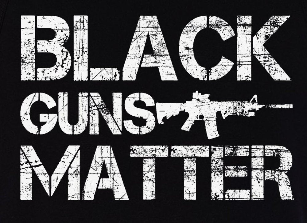Black Guns Matter Tank Top 2-Sided T-Shirt
