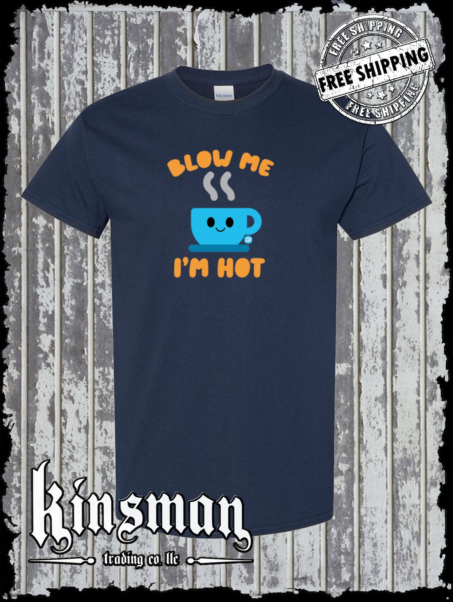 Blow Me I'm Hot Coffee T-Shirt Todd Goldman Licensed