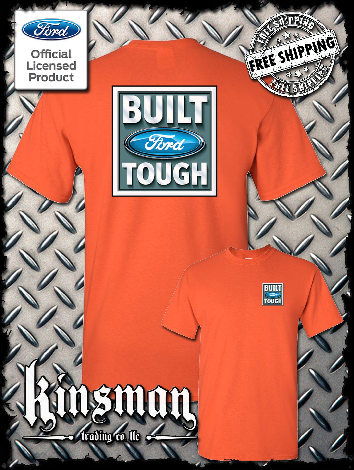 Built FORD Tough Logo 2-Sided T-Shirt