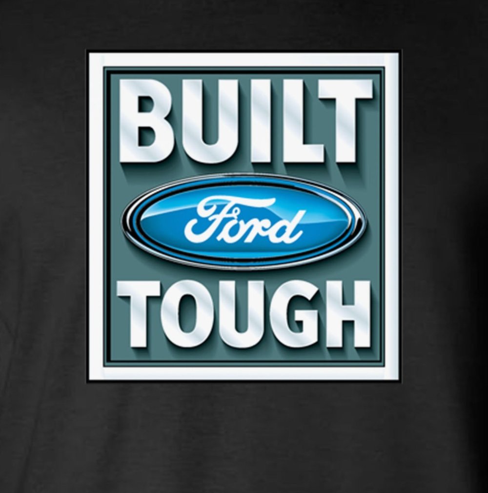 Built FORD Tough Logo Crest Long Sleeve T-Shirt
