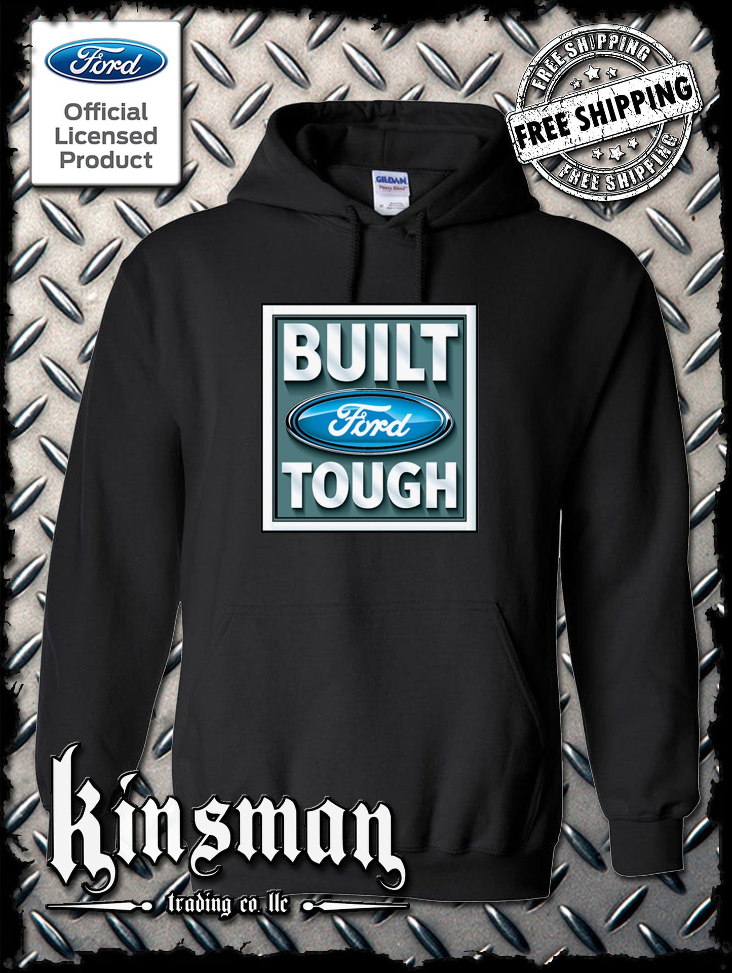 Built FORD Tough Logo Hoodie