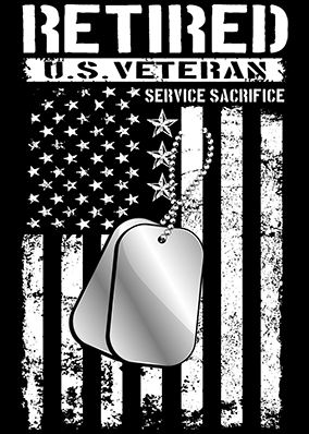 Retired US Veteran Tank Top T-Shirt United States Military Army Marines USA