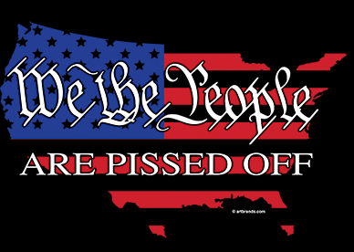 We The People Are PISSED Off USA Flag Long Sleeve T-Shirt - Trump 2024