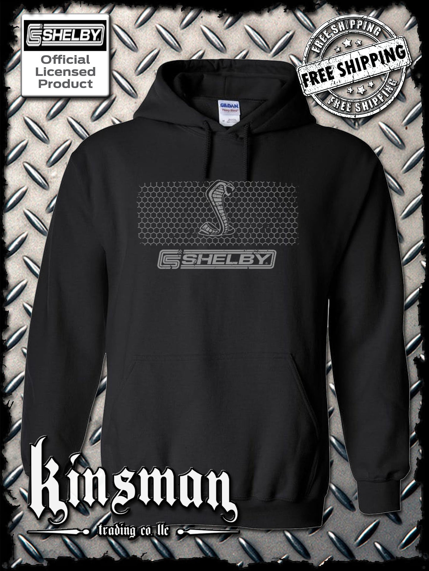 Carroll Shelby Cobra Grille Hoodie / Sweatshirt