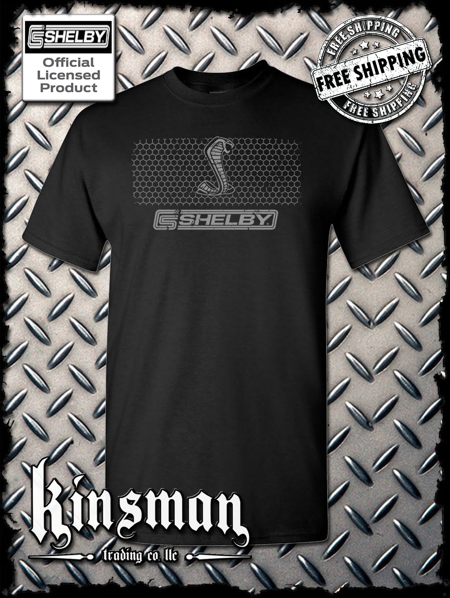 Carroll Shelby Cobra Grille T-Shirt