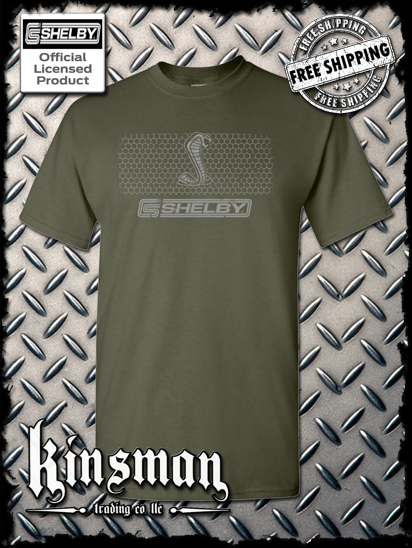 Carroll Shelby Cobra Grille T-Shirt