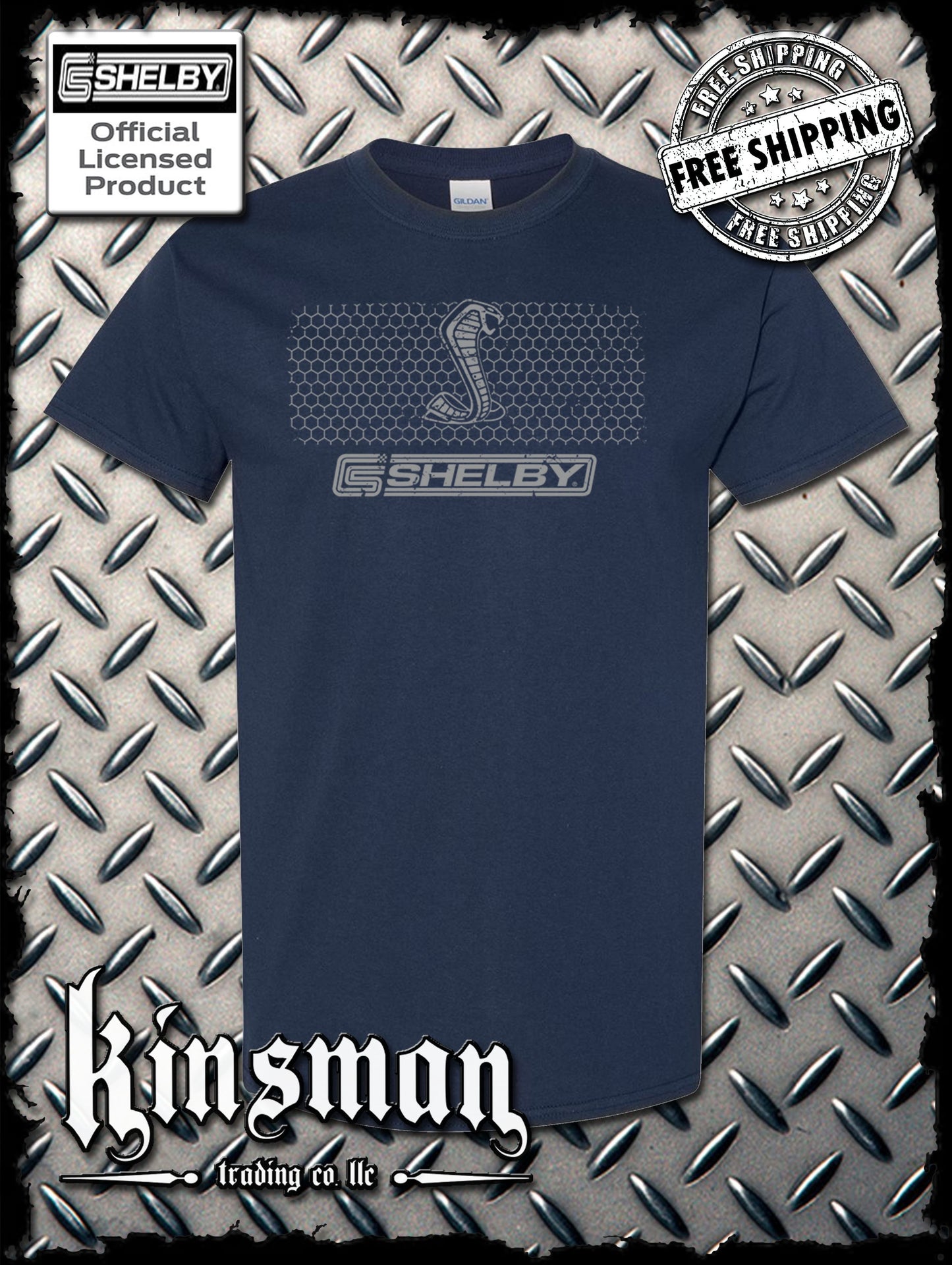 Carroll Shelby Cobra Grille T-Shirt