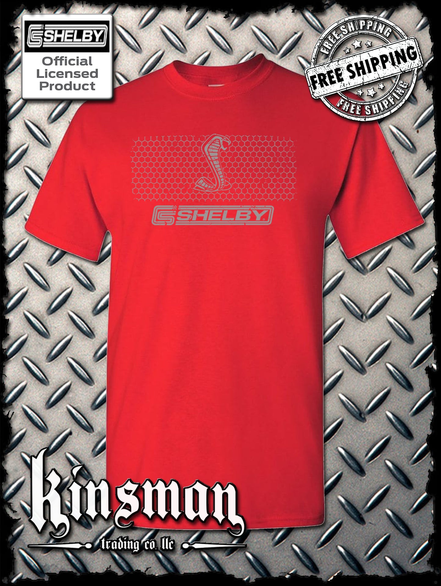 Carroll Shelby Cobra Grille T-Shirt