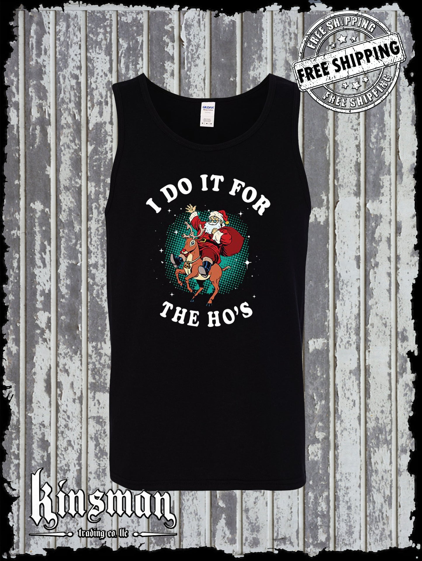 Do It For The Ho's Christmas / Santa Claus X-Mas Tank Top T-Shirt