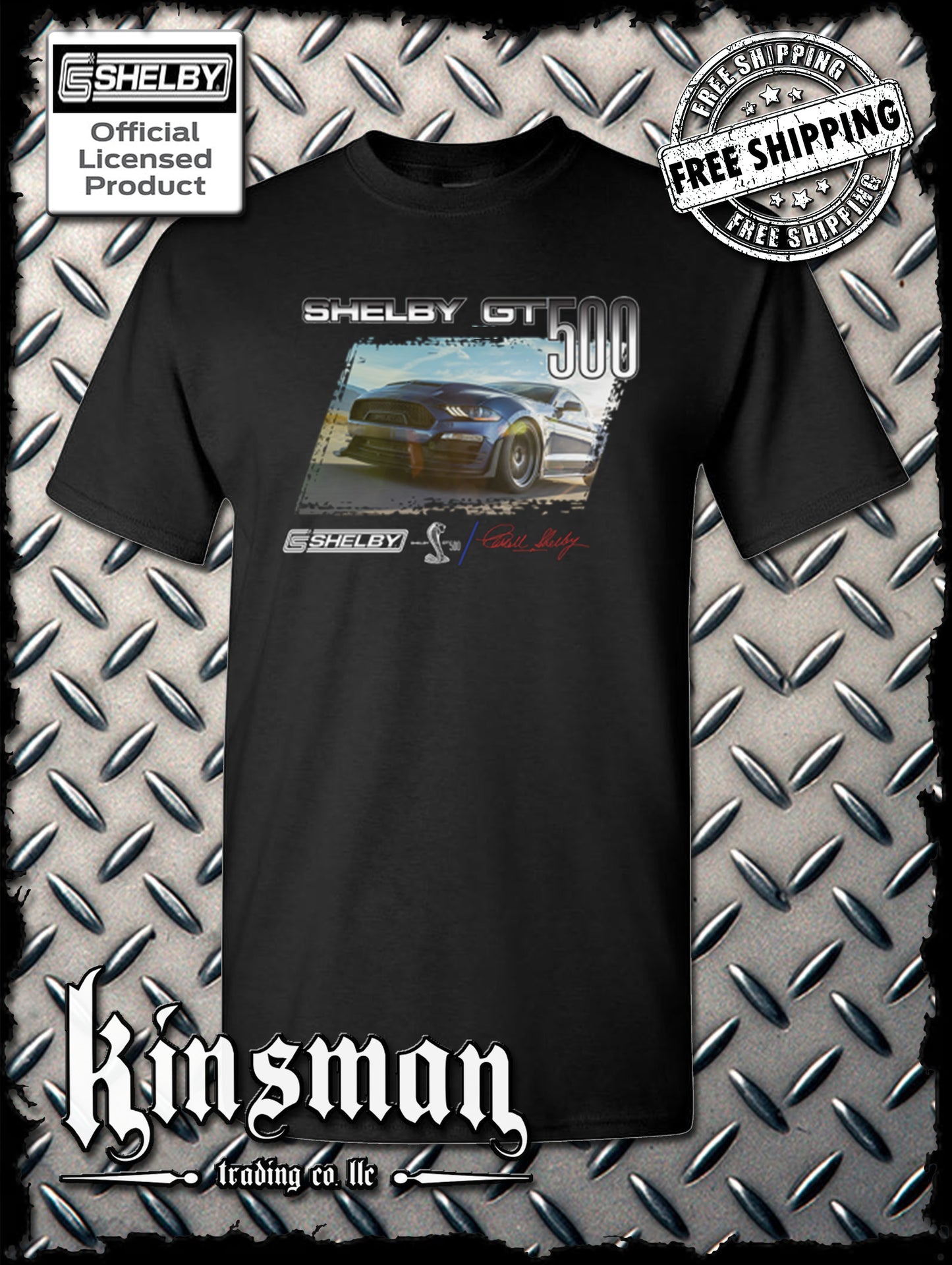 Carroll Shelby GT 500 T-Shirt Ford Mustang