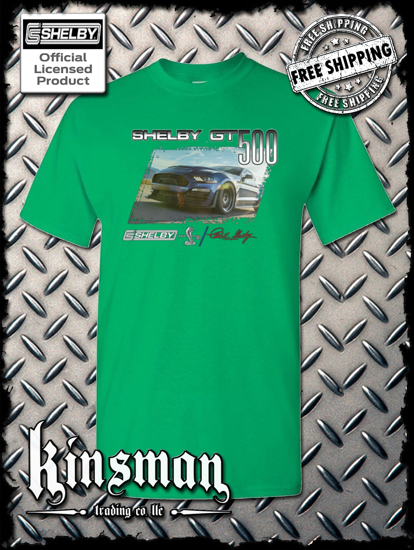 Carroll Shelby GT 500 T-Shirt Ford Mustang