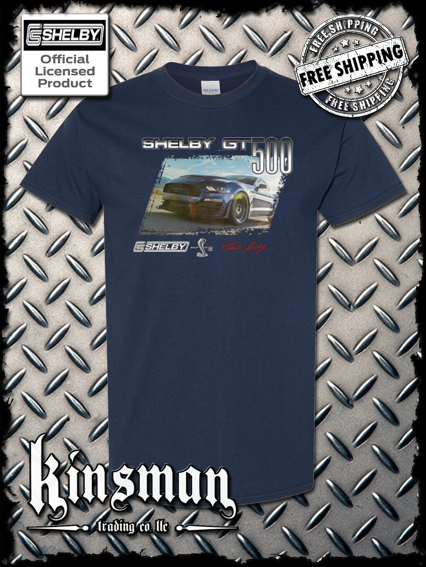Carroll Shelby GT 500 T-Shirt Ford Mustang