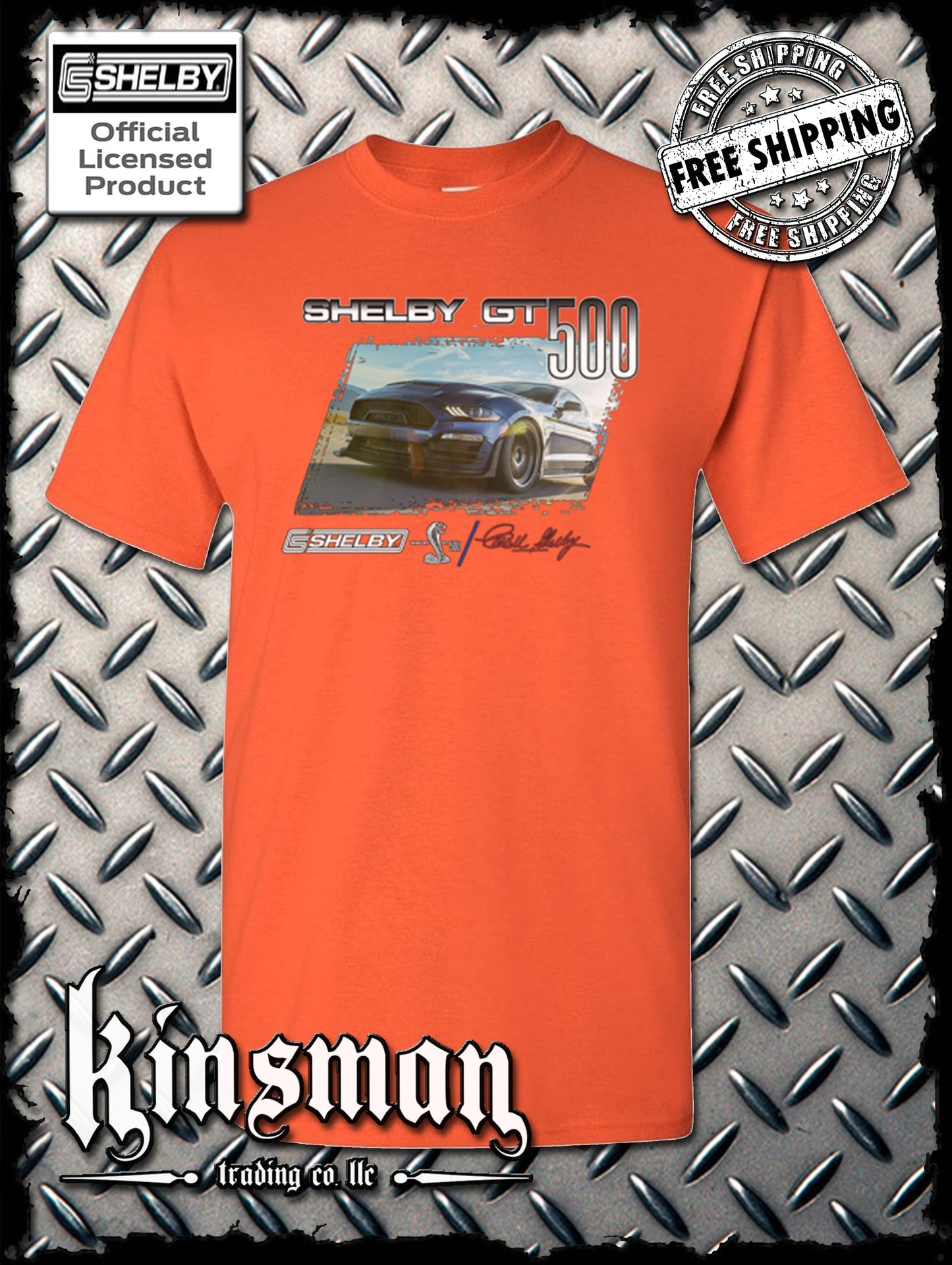 Carroll Shelby GT 500 T-Shirt Ford Mustang
