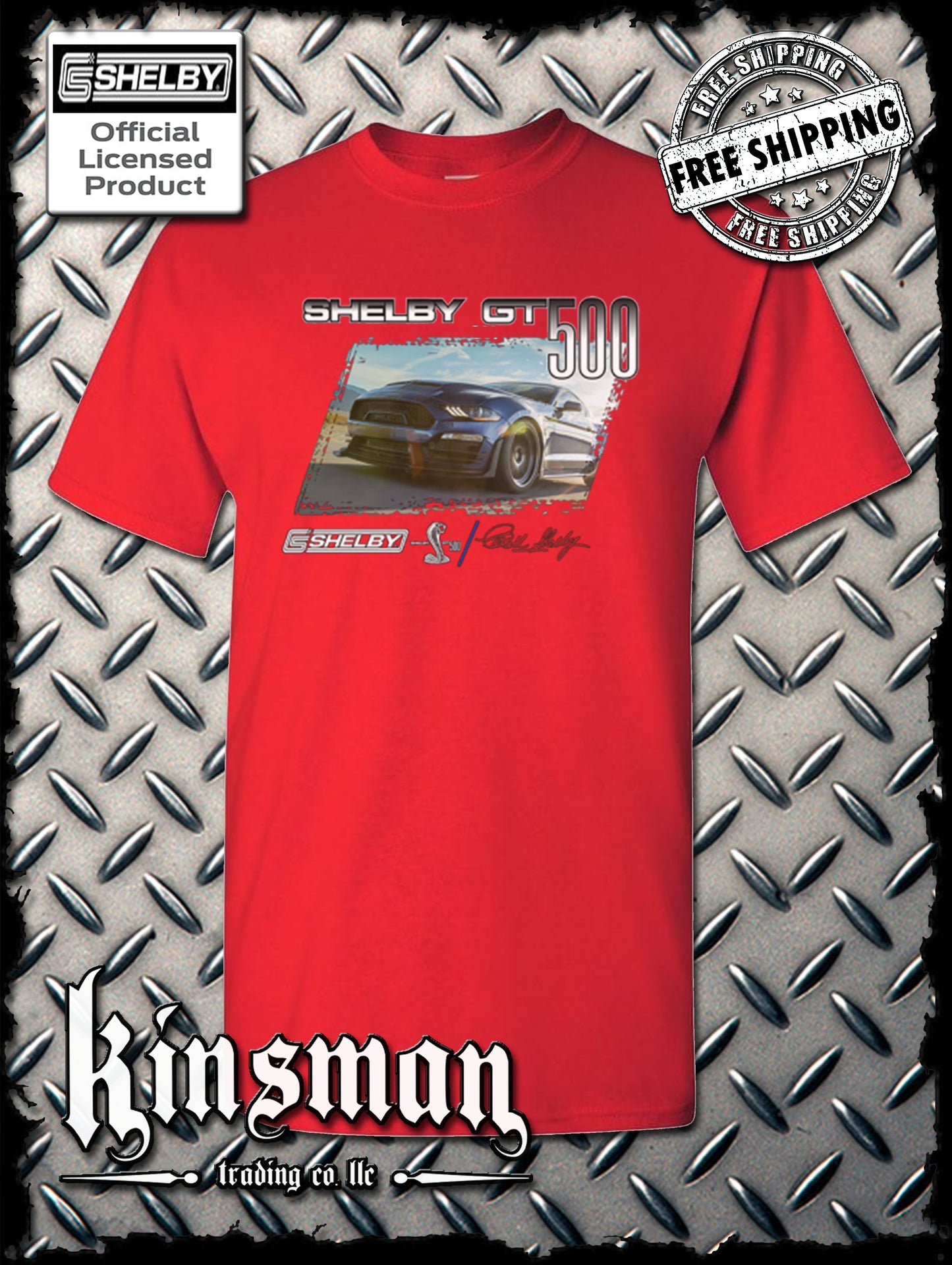 Carroll Shelby GT 500 T-Shirt Ford Mustang