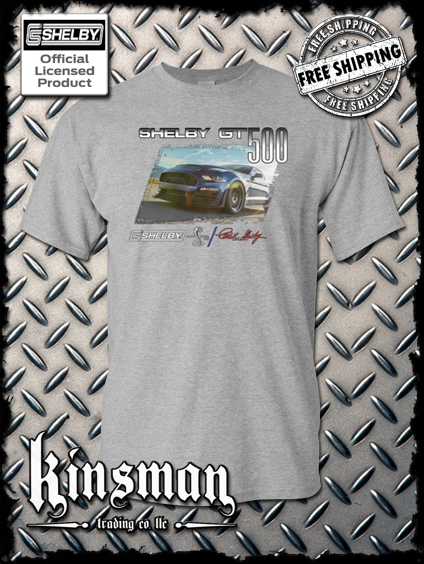 Carroll Shelby GT 500 T-Shirt Ford Mustang