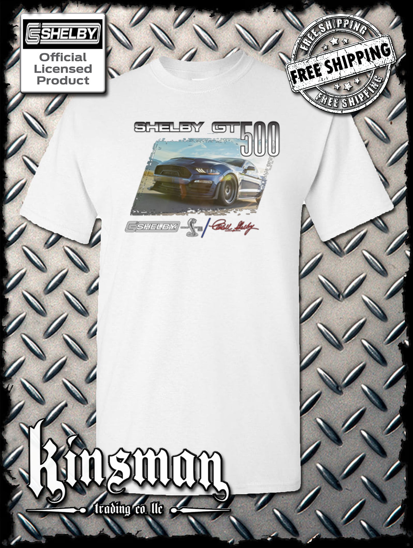 Carroll Shelby GT 500 T-Shirt Ford Mustang