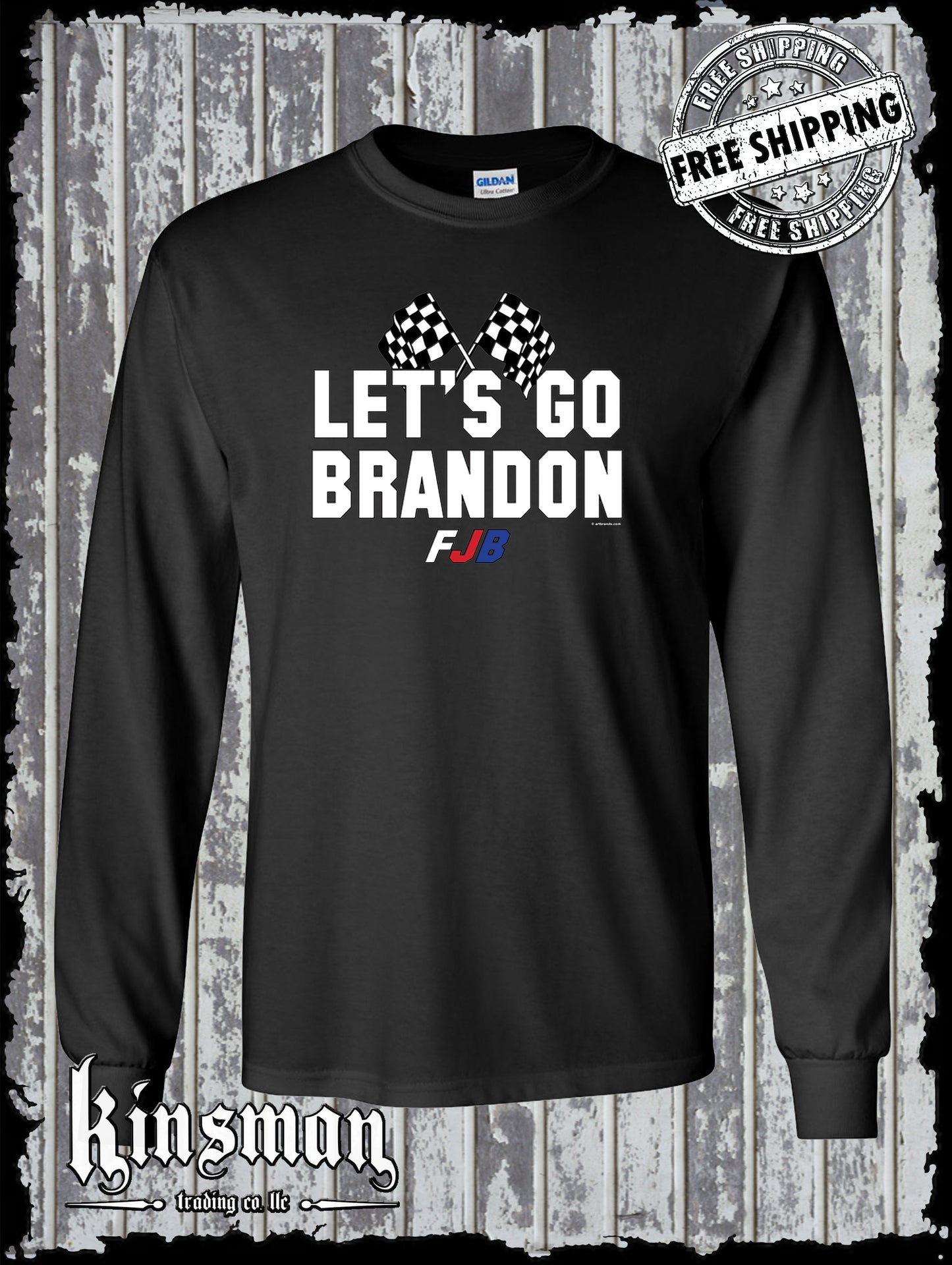 Let's Go Brandon Long Sleeve T-Shirt Trump 2024 Republican