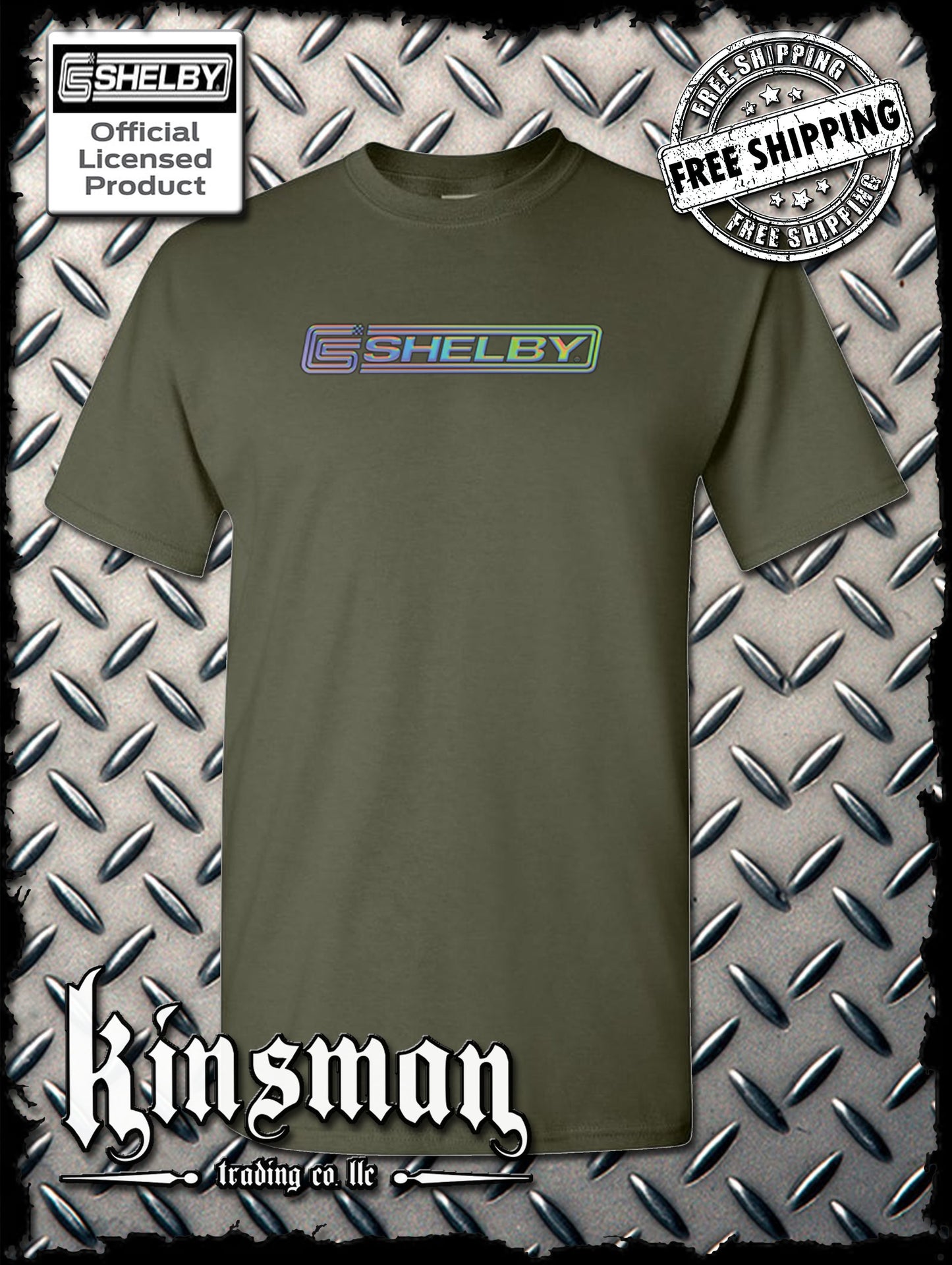 Carroll Shelby Color Logo T-Shirt