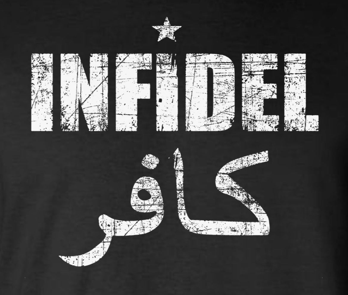 Infidel Tank Top T-Shirt - USA Patriotic Freedom AR-15 Military Pro Gun Rights