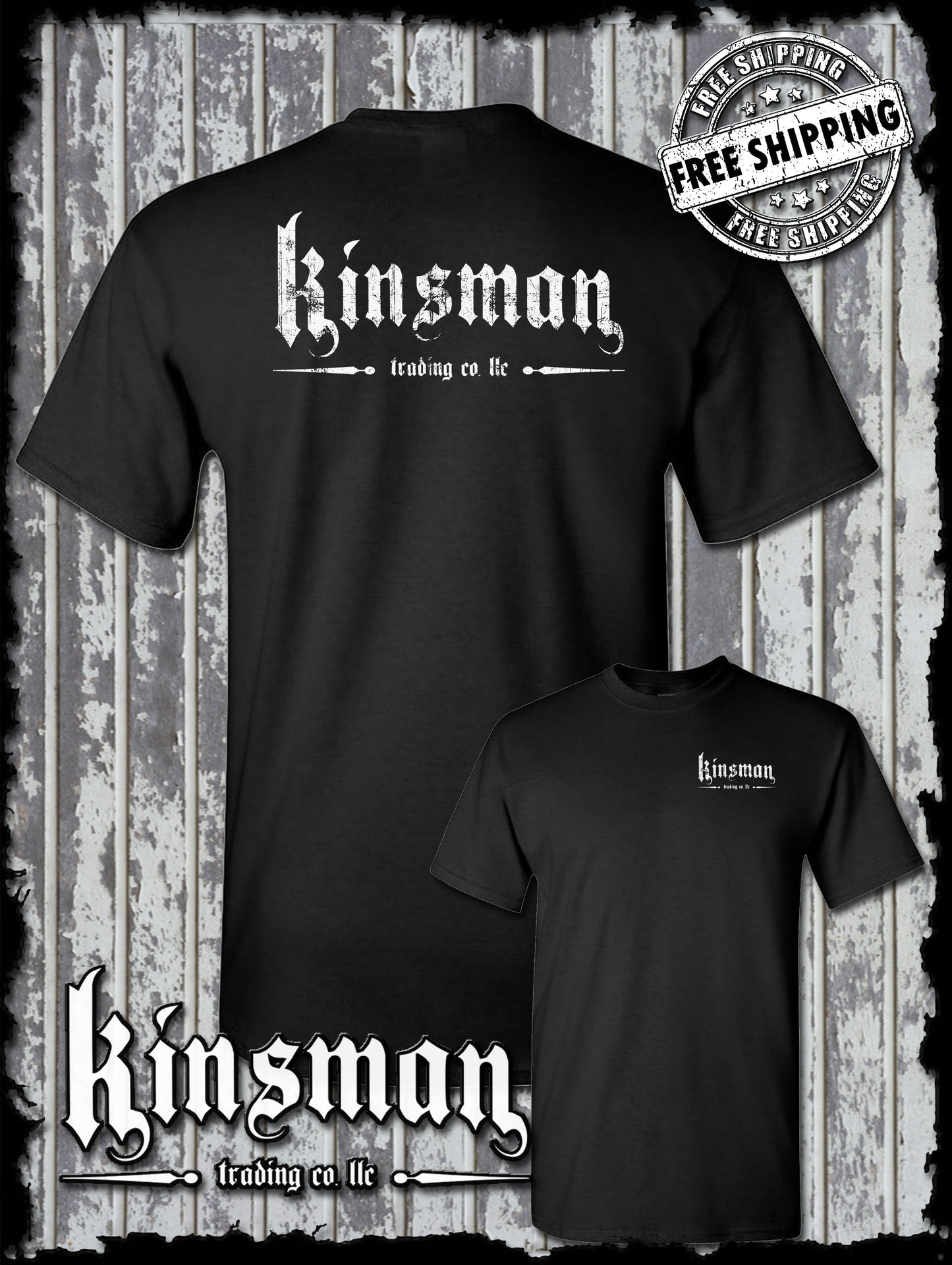 Kinsman Trading Co. LLC Logo 2-Sided T-Shirt