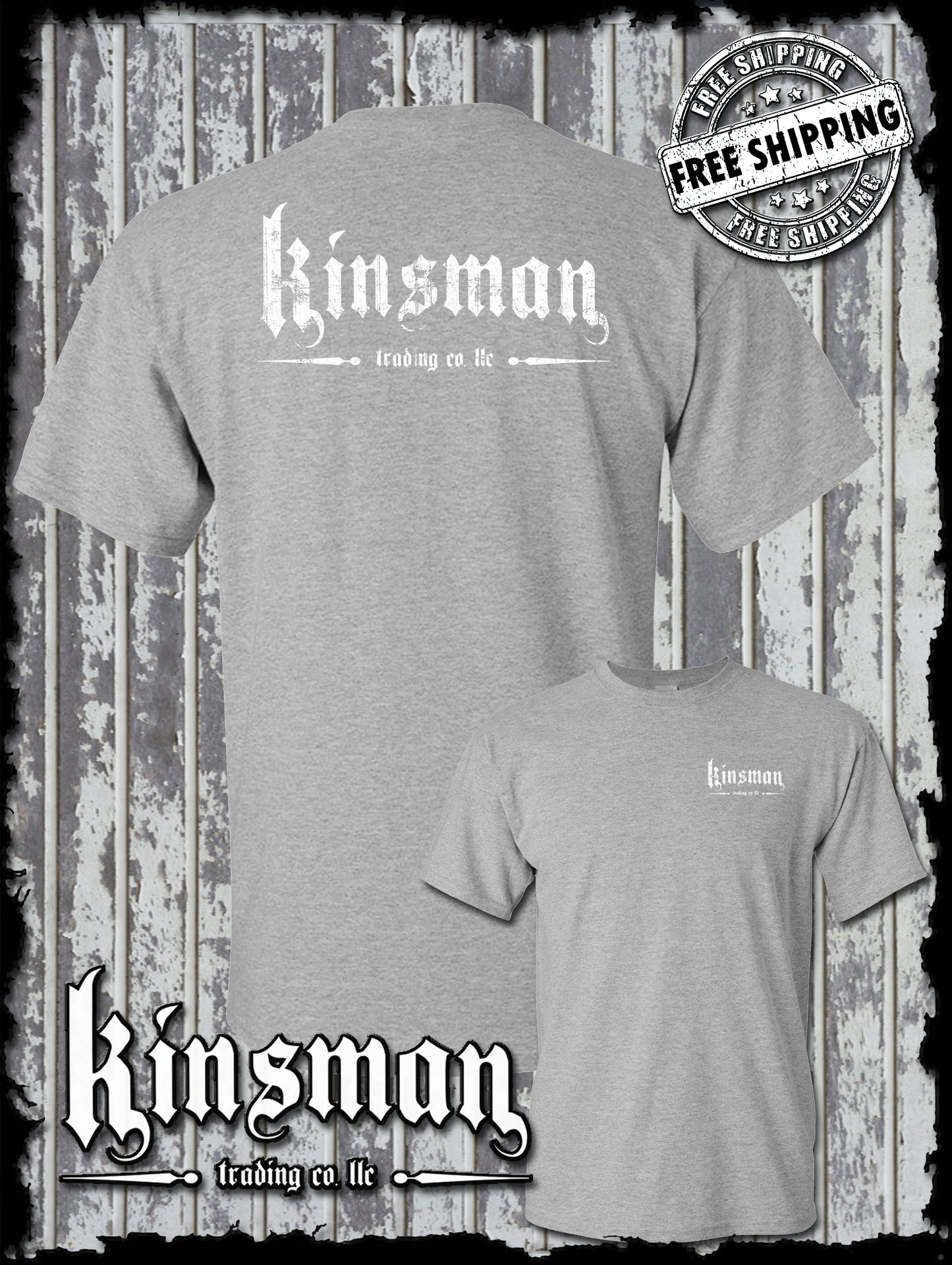 Kinsman Trading Co. LLC Logo 2-Sided T-Shirt