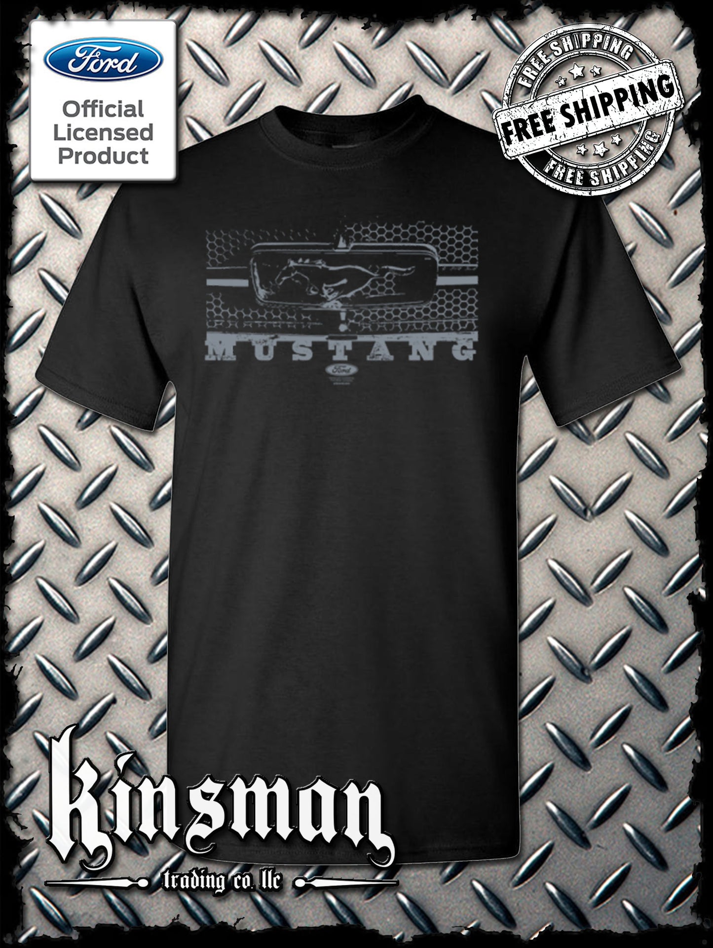 Ford Mustang Honeycomb Grille T-Shirt