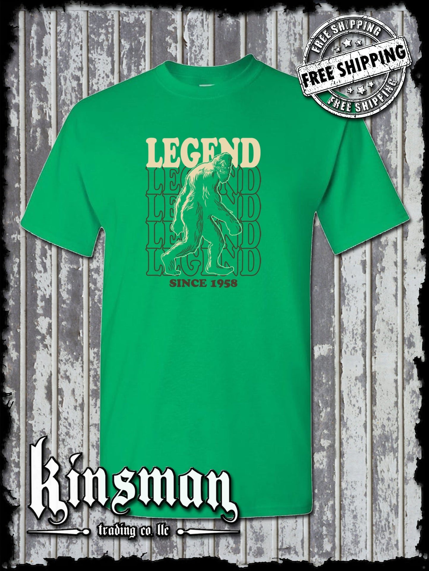 Bigfoot Legend Stacked T-Shirt