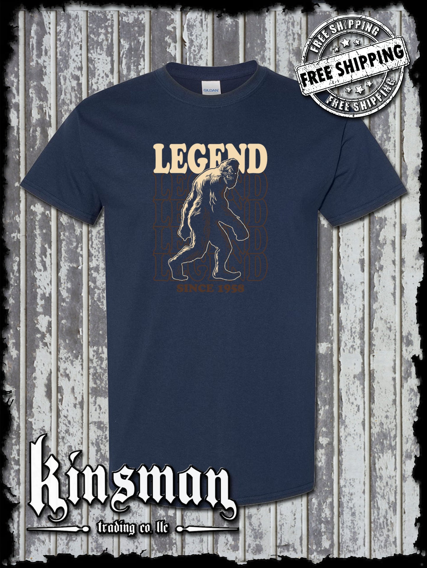 Bigfoot Legend Stacked T-Shirt