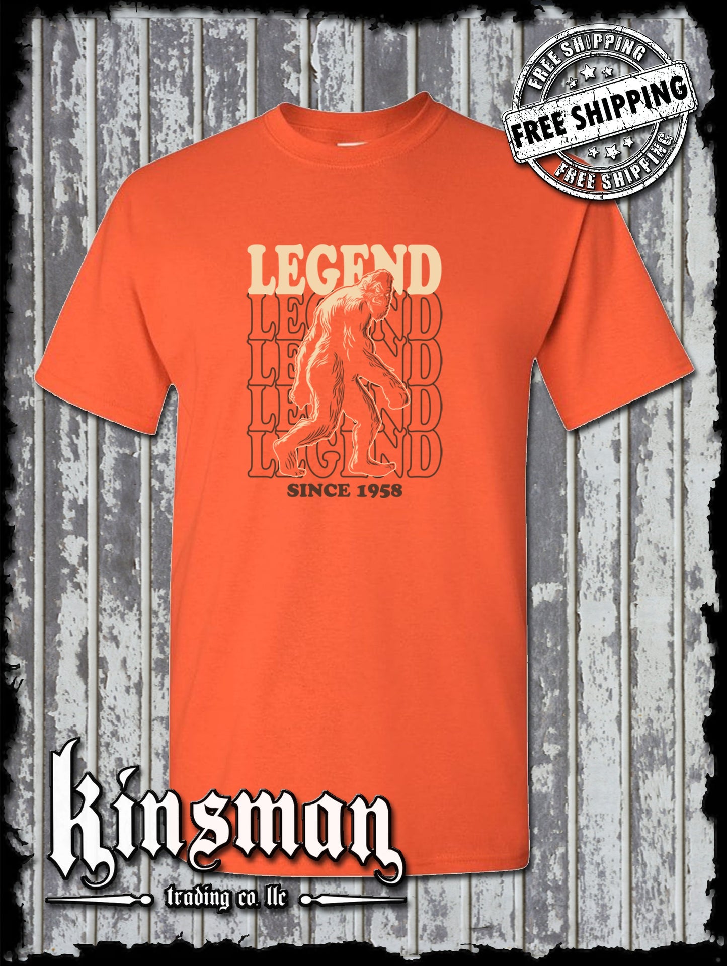 Bigfoot Legend Stacked T-Shirt