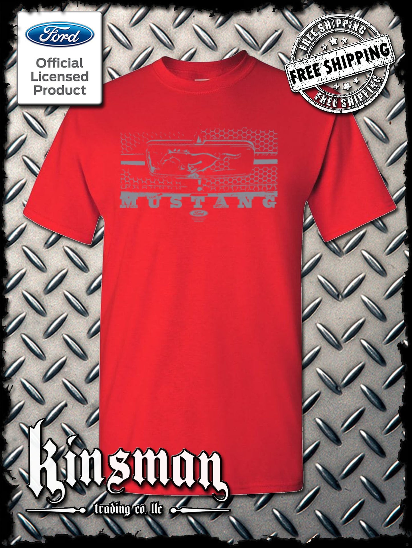 Ford Mustang Honeycomb Grille T-Shirt