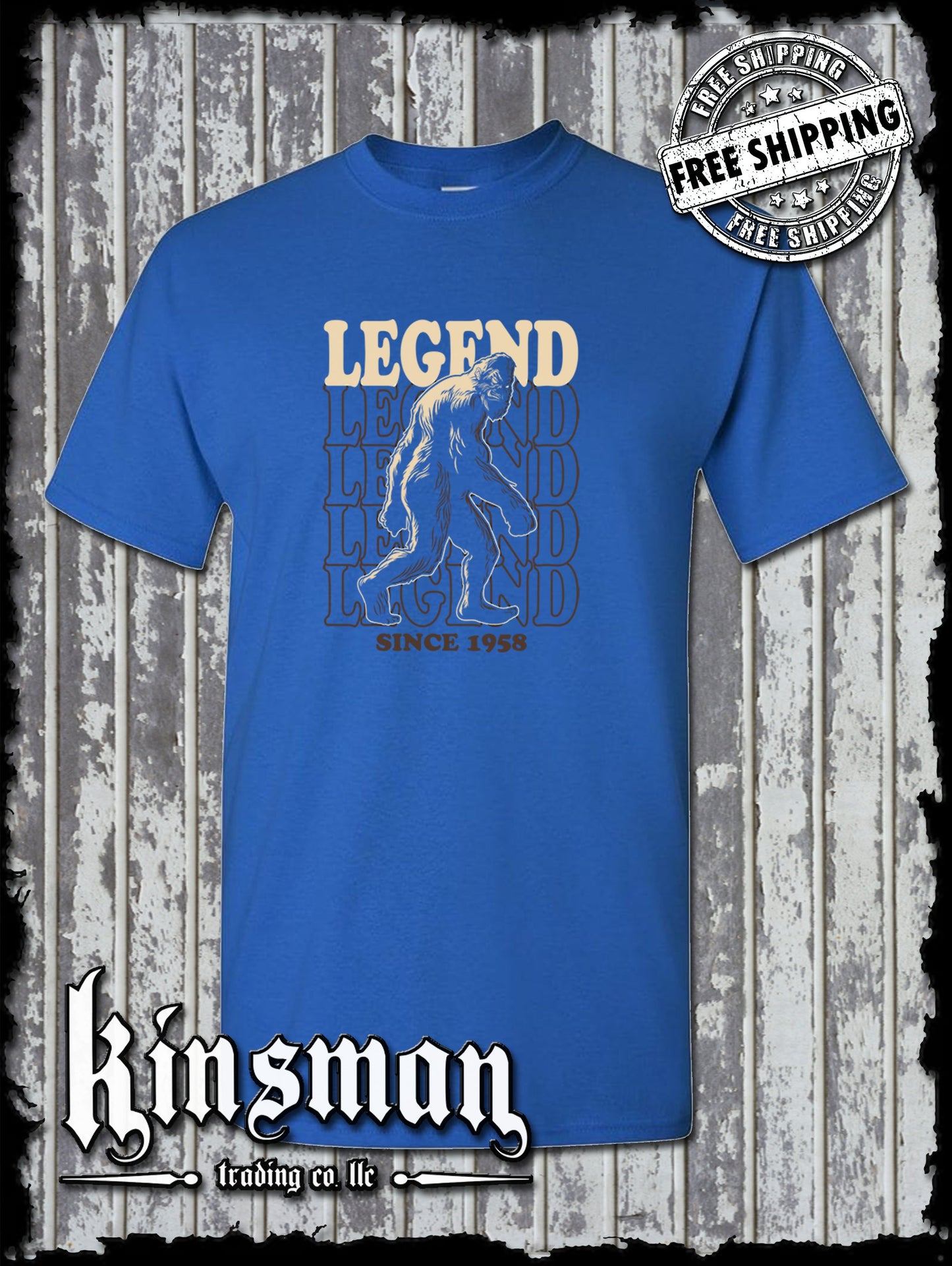 Bigfoot Legend Stacked T-Shirt