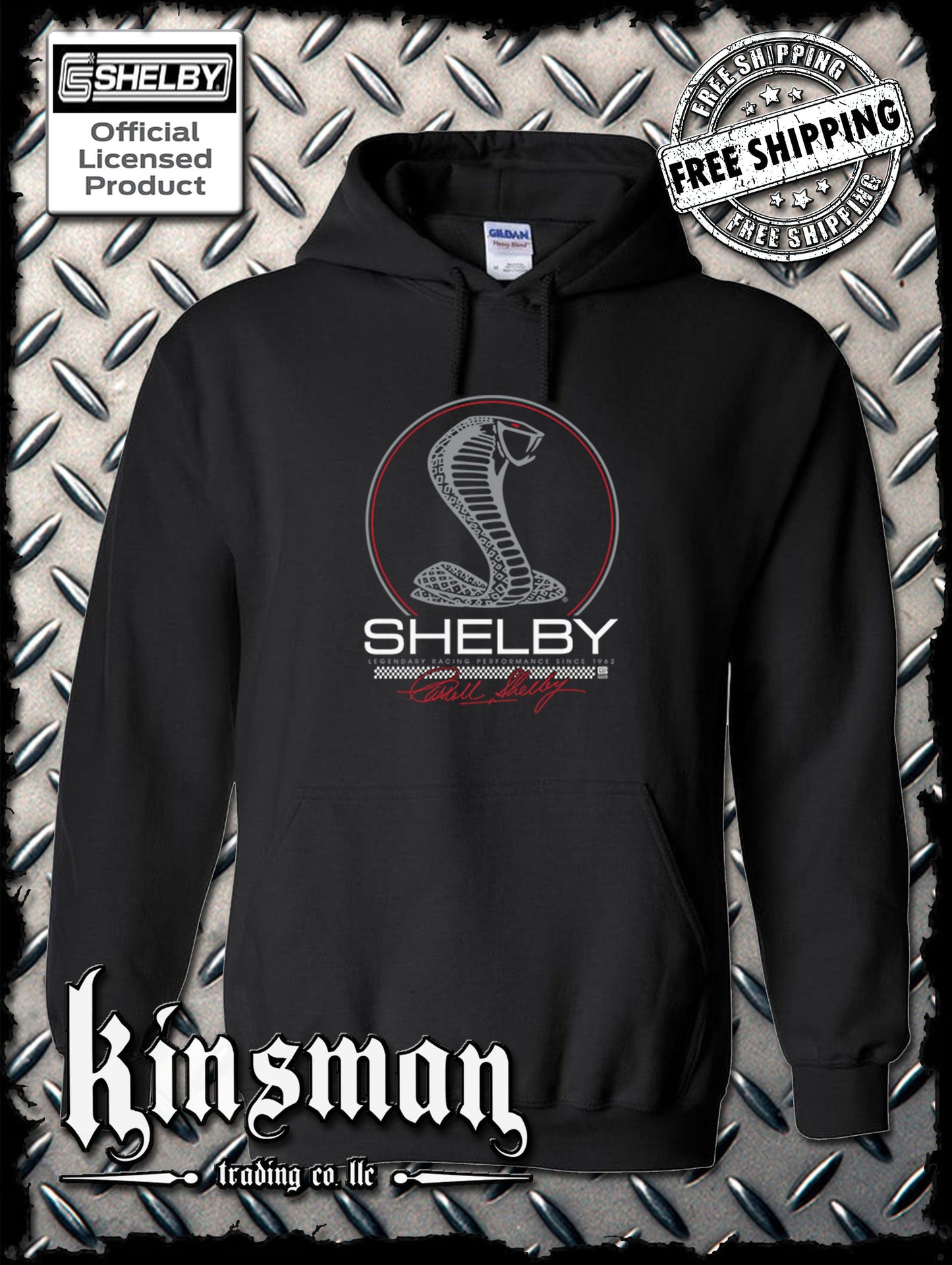 Carroll Shelby Cobra Legendary Racing Hoodie / Sweatshirt