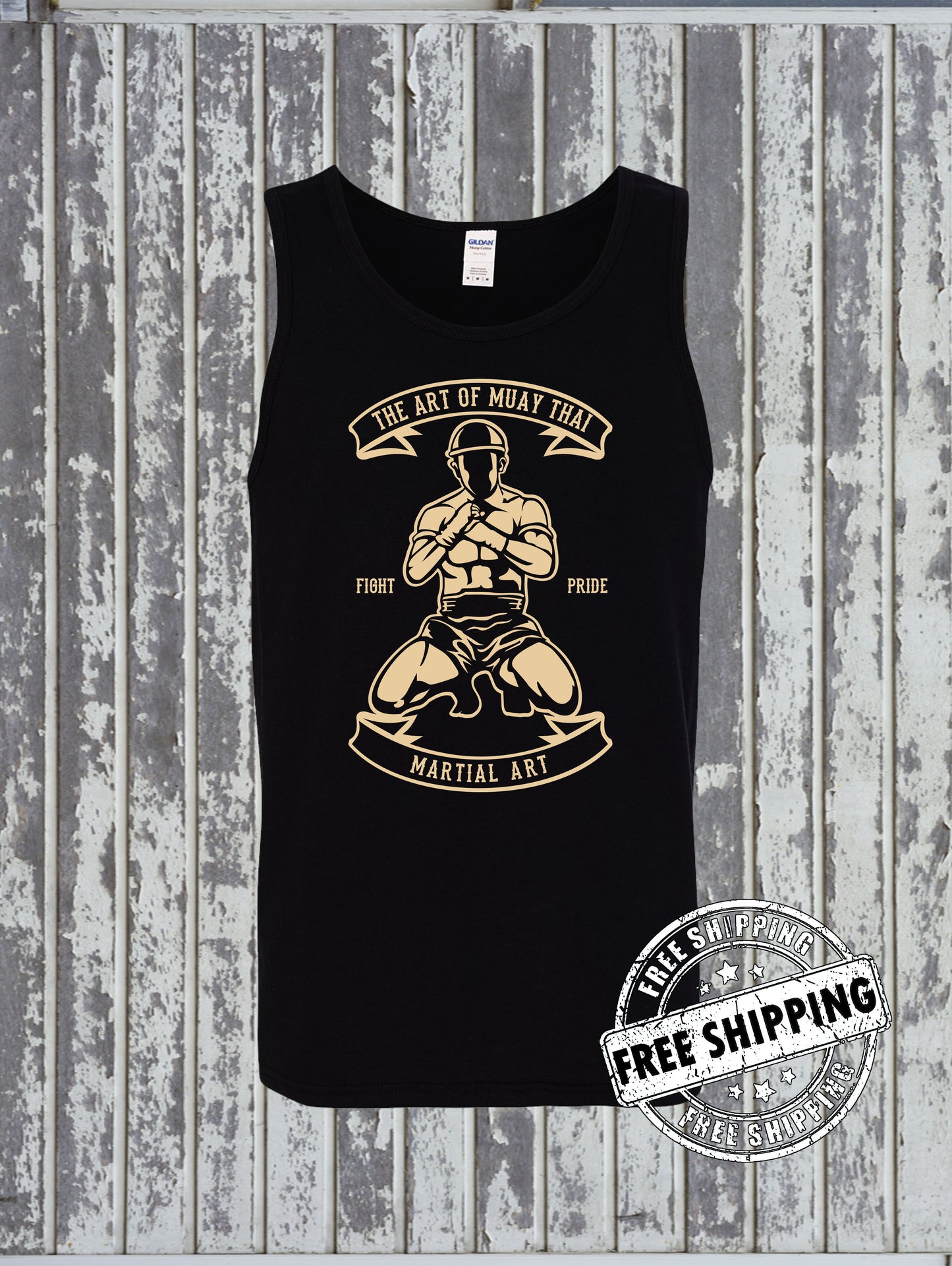 Art of Muay Thai MMA Style Tank Top T-Shirt - Mixed Martial Arts Fighting