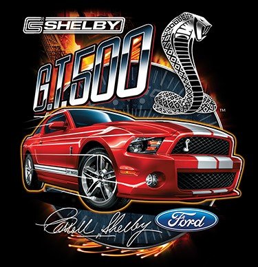 Mustang Shelby / Ford 2-Sided T-Shirt