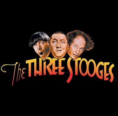 Three Stooges Classic Color Logo Long Sleeve T-Shirt