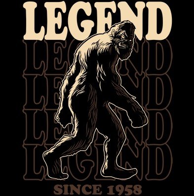 Bigfoot Legend Stacked Long Sleeve T-Shirt