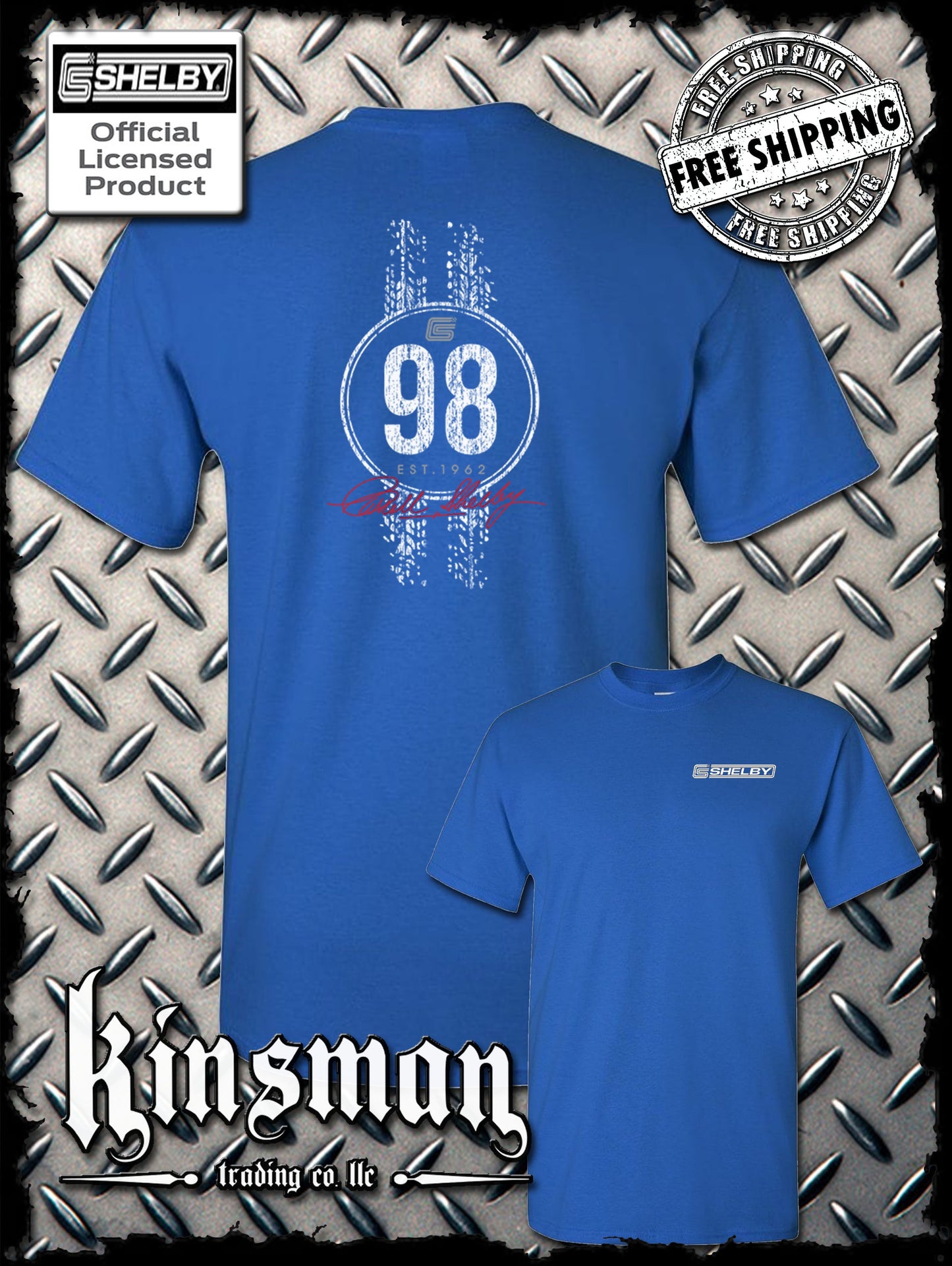 Carroll Shelby 98 2-Sided T-Shirt