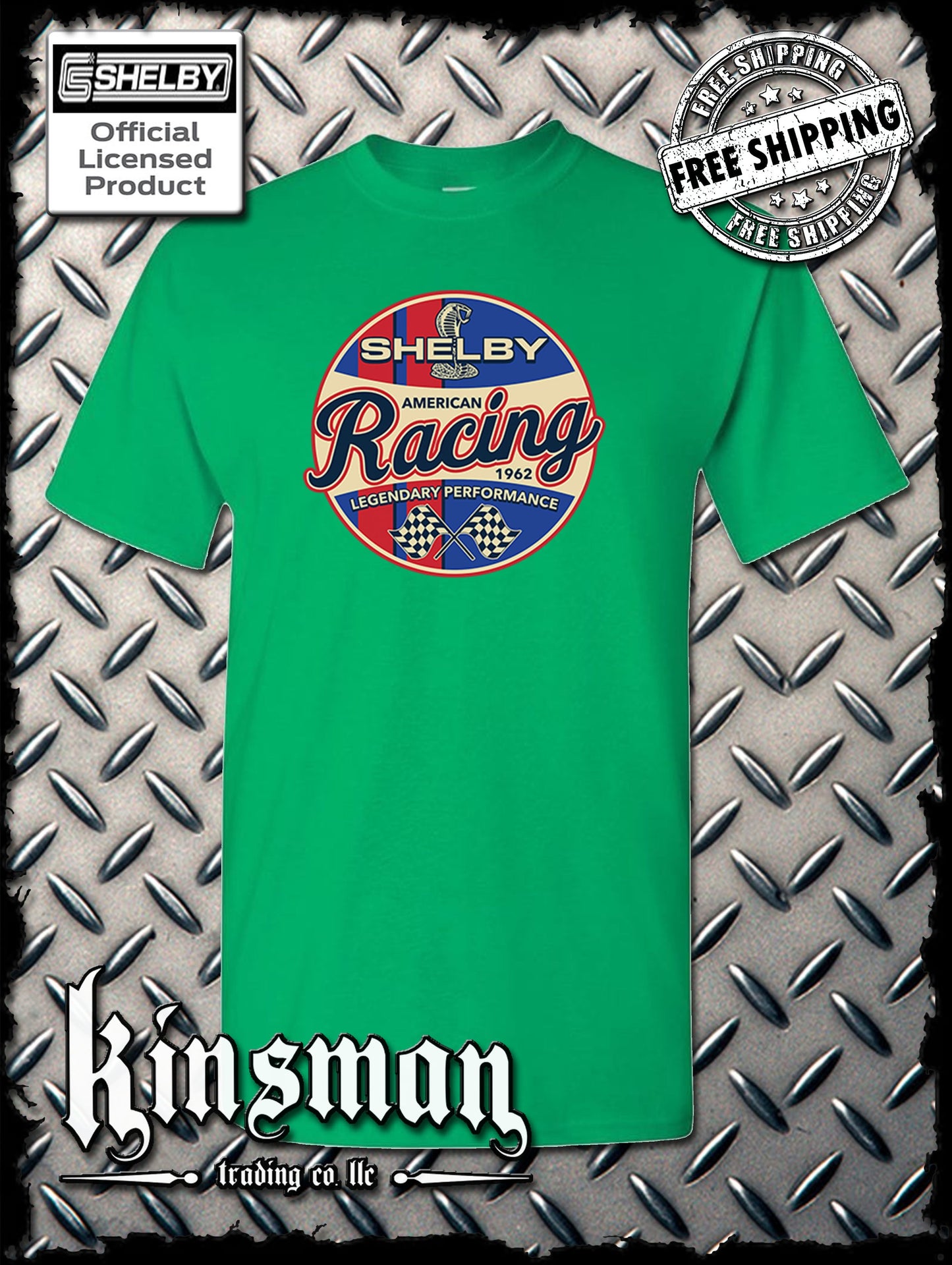 Carroll Shelby Racing Cobra Logo T-Shirt